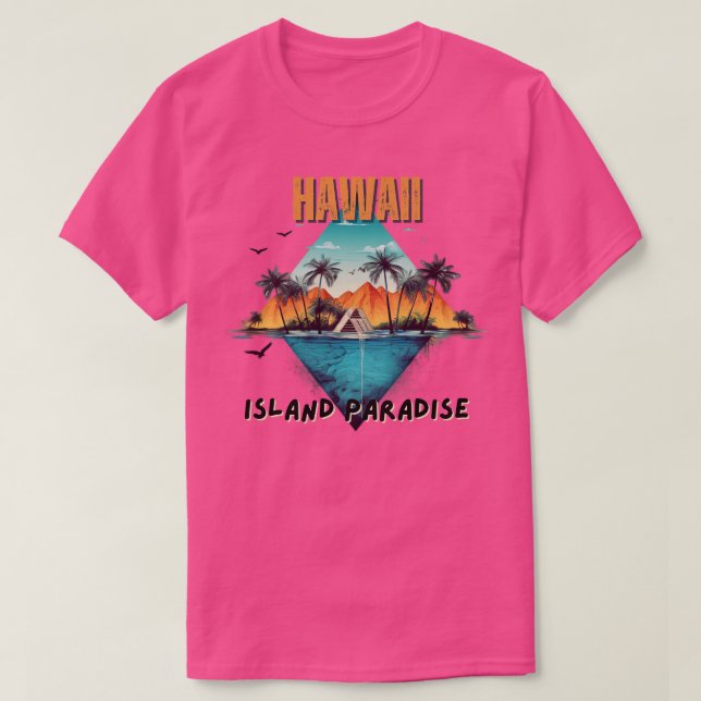 T-shirt Hawaii Island Paradise 1 (Design devant)