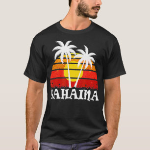 T-shirt Hawaii Lahaina Maui Surf Vintage des îles Hawaii