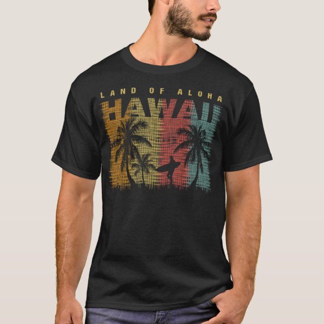 T-shirt Hawaii Land d'Aloha Fitting Scoop (Devant)