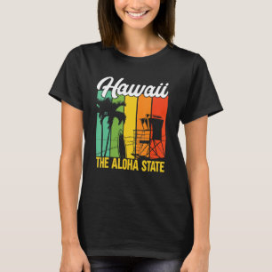 T-shirt Hawaii l'État de l'Aloha Eté Hawaïen Plage