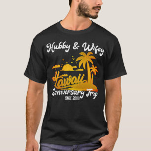 T-shirt Hawaii Mariage Anniversaire Couple Trip Correspond