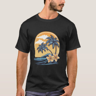 T-shirt Hawaii Maui Oahu Big Island Plumeria Frangipani Vo