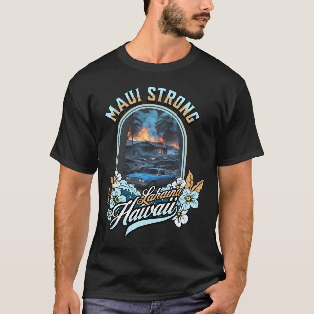 T-shirt Hawaii Maui Strong Lahaina (Devant)