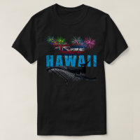 HAWAII NYE TRIBAL POLYNÉSIEN HUMPBACK FEU