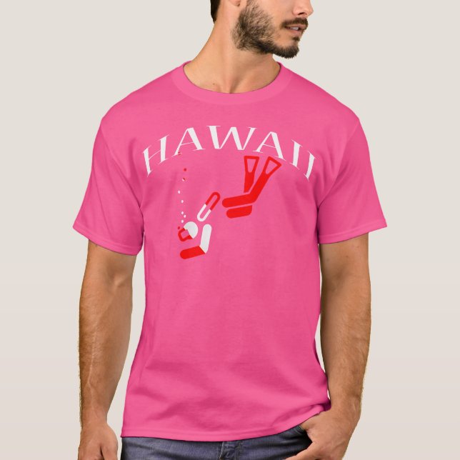 T-shirt Hawaii Plongée Plongée Plongée Plongée (Devant)