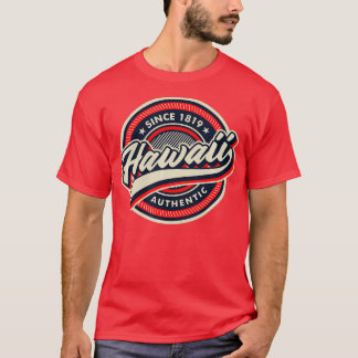 T-shirt Hawaii Retro Montagnes Vintages Randonnée naturel