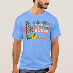 T-shirt Hawaii Retro Vintage les années 50 60s Tiki Style
