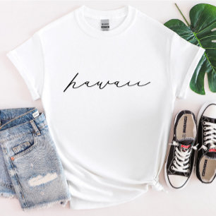 T-shirt Hawaii Script State pour femmes
