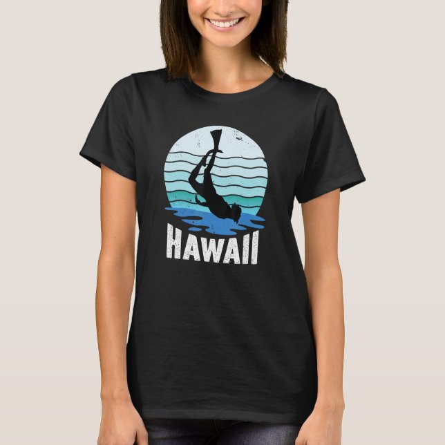 T-shirt Hawaii Snorkeling plongée plongée plongée plongée  (Devant)