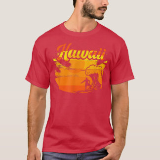 T-shirt Hawaii Surfer Wave Ocean Island Hawaiian Beach Alo