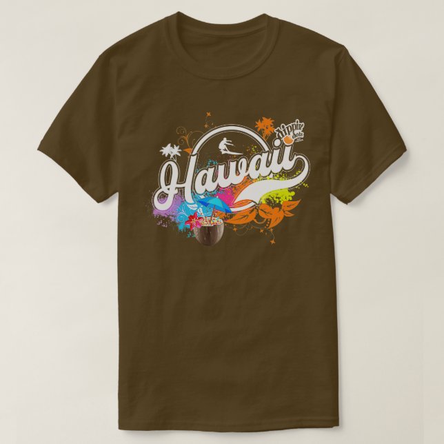 T-shirt Hawaii Themed Fun Summer Surfing Dippin Dots  (Design devant)