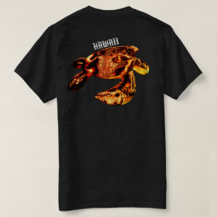 T-shirt Hawaii Tribal Honu Lava