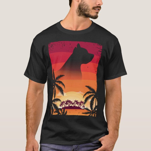 T-shirt Hawaii Vacation  Staffordshire Bull Terrier (Devant)