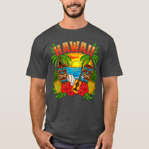 T-shirt Hawaii Vacation Surf Plage Plage Hawaiian Souv