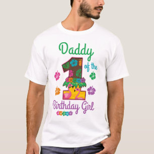 T-shirt Hawaiian aloha Daddy of the First Birthday