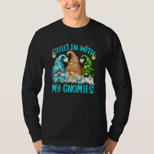 T-shirt Hawaiian Beach Gnomes For Summer Chillin With My G