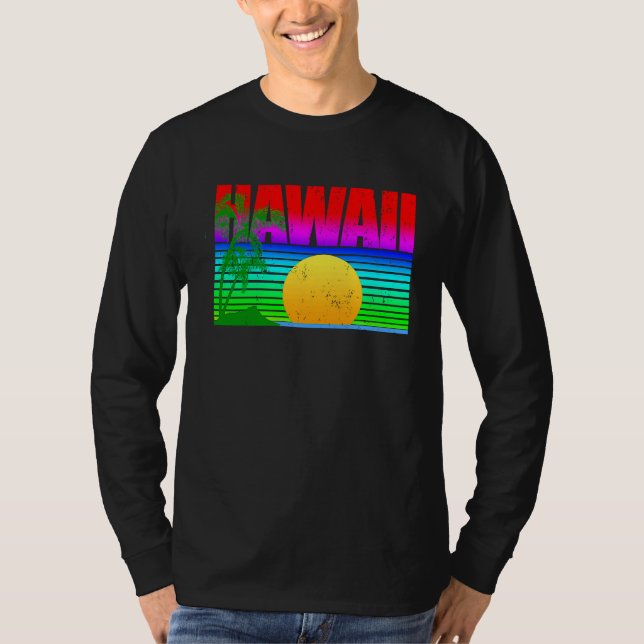 T-shirt Hawaiian Islands Aloha State (Devant)