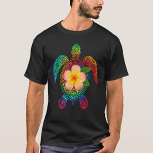 T-shirt Hawaiian Tie Dye Sea Turtle Cute Hawaii pour homme