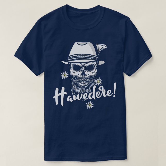 T-shirt Hawedere Hello Bayern Grantler Dialecte bavarois S (Design devant)