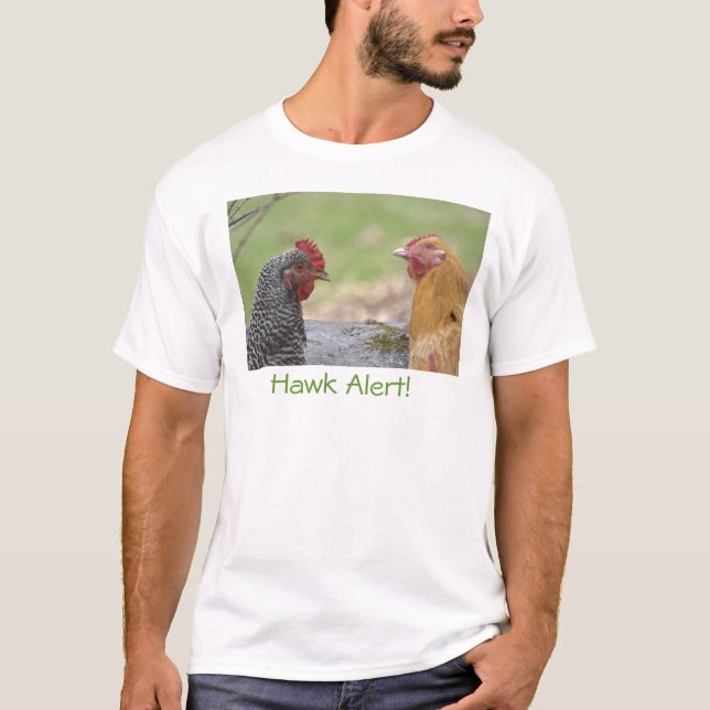 T-shirt Hawk Alert (Devant)