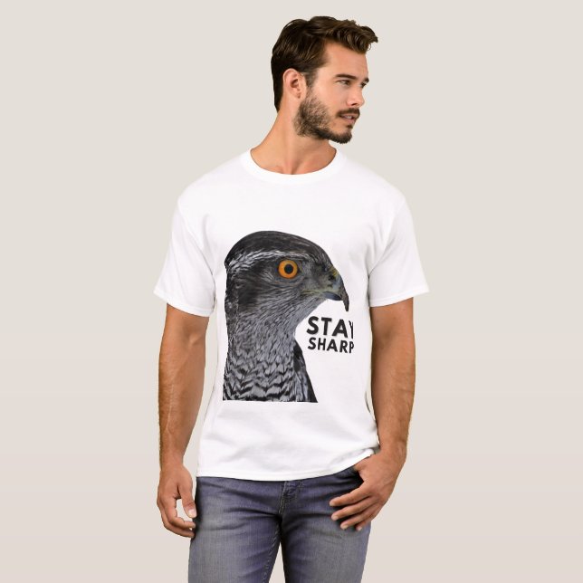 T-shirt Hawk de Stay Sharp - Bold Bird Prey Wildli (Devant entier)
