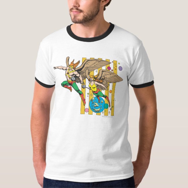 T-shirt Hawkman & Hawkwoman (Devant)