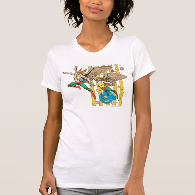 T-shirt Hawkman & Hawkwoman (Devant)