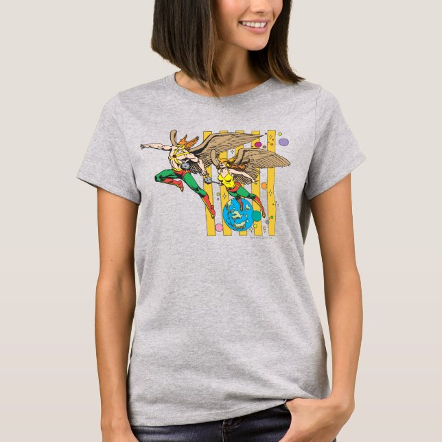 T-shirt Hawkman & Hawkwoman (Devant)