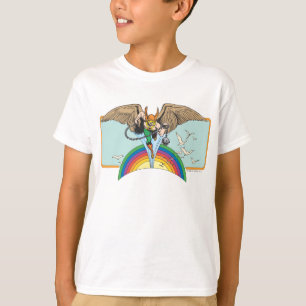 T-shirt Hawkman survole le ciel