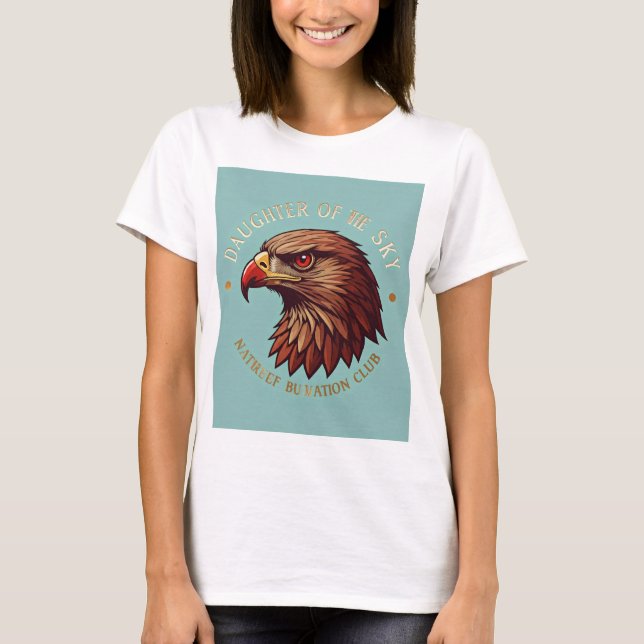 T-shirt ・ Hawk's Eye View : fille du ciel (Devant)