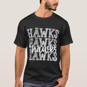 T-shirt Hawks School Spirit Wear Jeu Jour Ventilateur spor