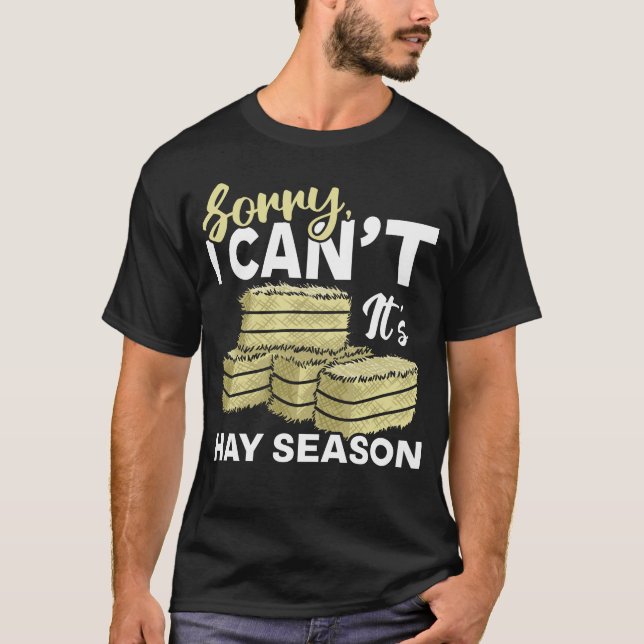 T-shirt Hay Season Agriculture Hay Farmer (Devant)