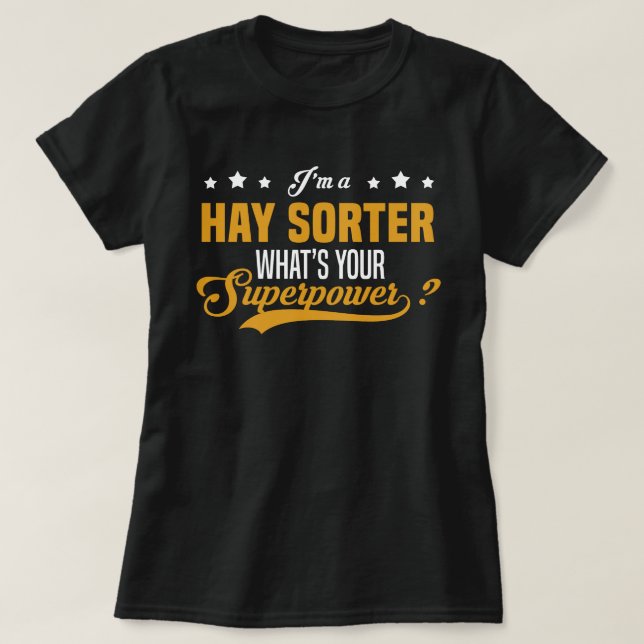 T-shirt Hay Sorter (Design devant)