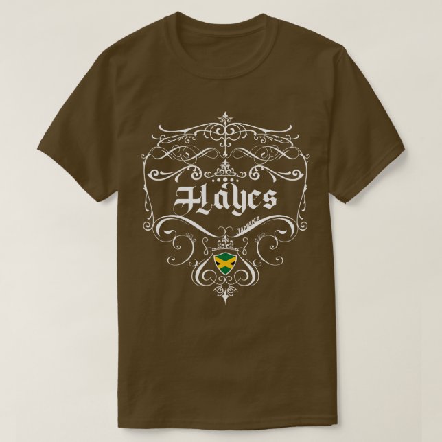 T-shirt Hayes design Vintage 1 (Design devant)