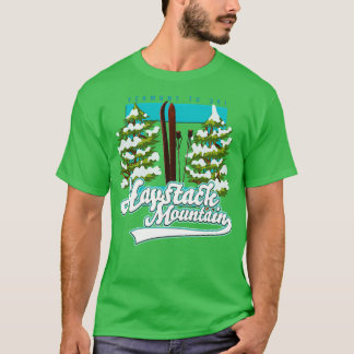 T-shirt Haystack Mountain Vermont USA Ski