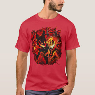 T-shirt Hazbin Hotel vivziepop a lasers and his Shadow