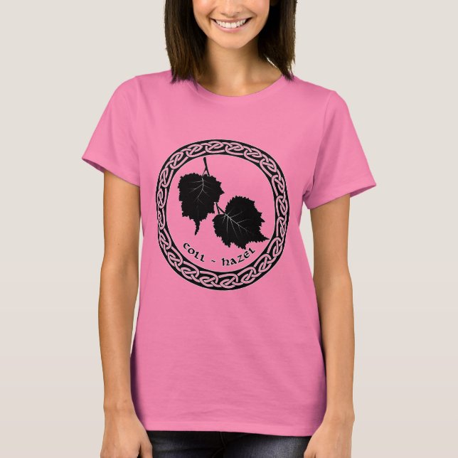 T-shirt Hazel (Coll) Celtic Zodiac/Alphabet (Devant)