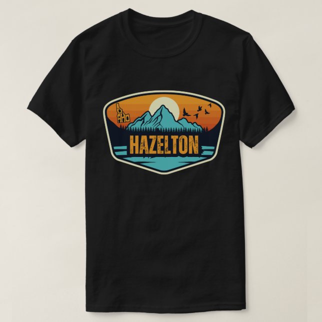 T-shirt Hazelton, Idaho (Design devant)