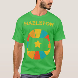 T-shirt Hazleton Pennsylvania Vintage Souvenir désorganisé