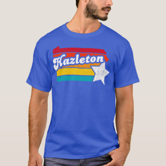 T-shirt Hazleton Pennsylvania Vintage Souvenir désorganisé