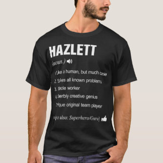 T-shirt Hazlett Nom Définition Rétro Family Funny