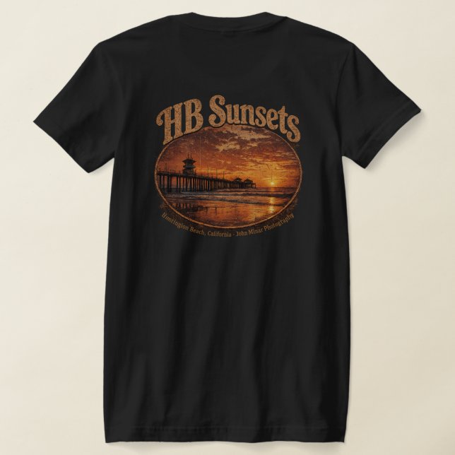 T-Shirt HB Sunsets (Femmes)  (Couchage Retour)