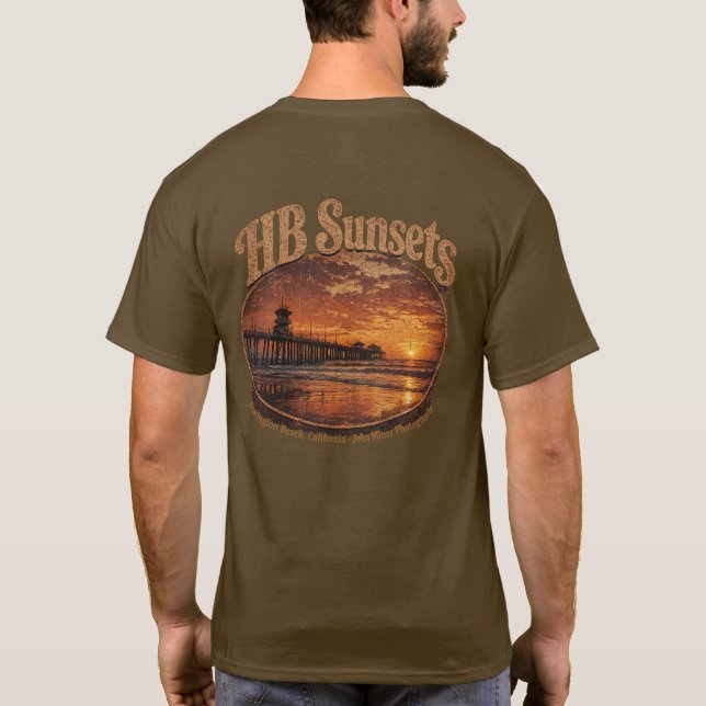 T-Shirt HB Sunsets (Hommes)   (Dos)