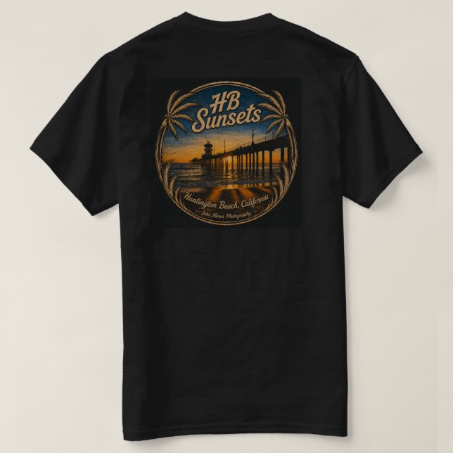 T-Shirt HB Sunsets (Hommes)   (Design dos)