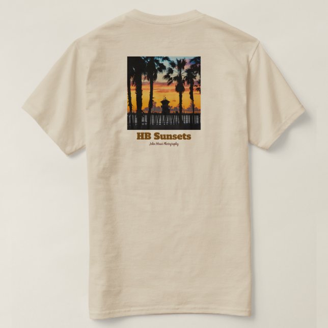 T-Shirt HB Sunsets (Hommes)  (Design dos)