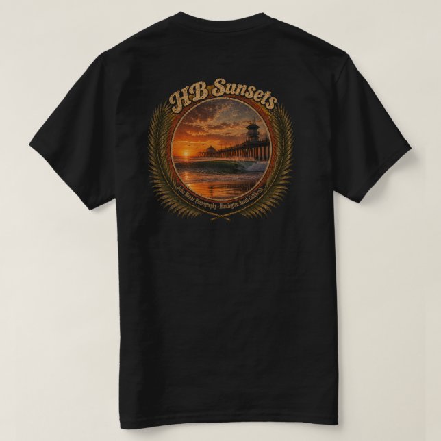T-Shirt HB Sunsets (Hommes)  (Design dos)