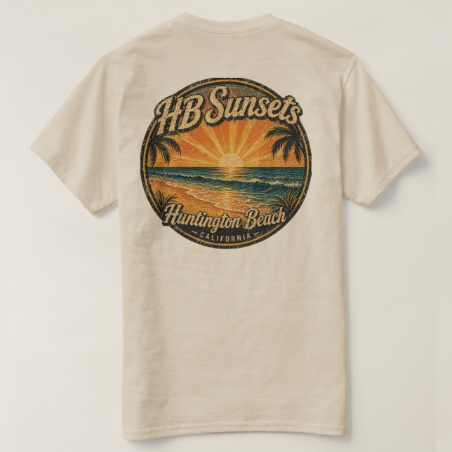 T-Shirt Hb Sunsets (Hommes)  (Design dos)