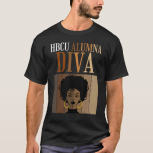 T-shirt HBCU Alumna Diva Univers historiques des collèges
