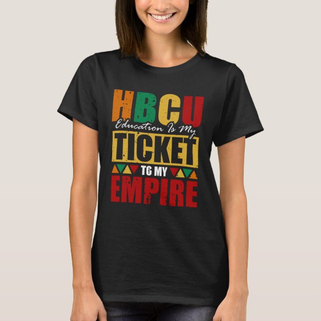 T-shirt HBCU Apparel Historical Black College HBCU 4 (Devant)
