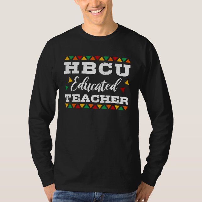 T-shirt HBCU Apparel Historical Black College HBCU Educate (Devant)